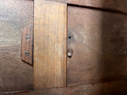 A PAIR OF VICTORIAN GOTHIC MAHOGANY SLIDING BOOKENDS - ADDITIONAL PHOTO 14
