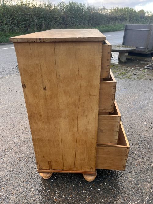 VICTORIAN PINE 23 CHEST OF DRAWERS - ADDITIONAL PHOTO 5