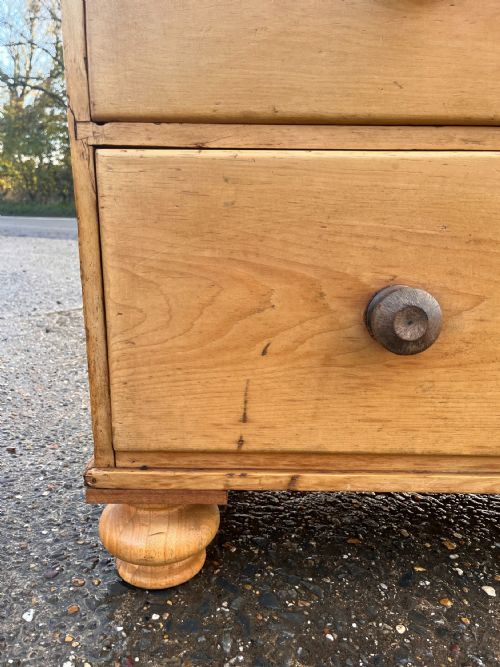 VICTORIAN PINE 23 CHEST OF DRAWERS - ADDITIONAL PHOTO 8