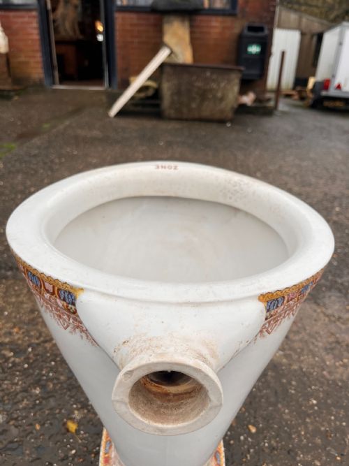 VICTORIAN TOILET WITH FLORAL DESIGN - ADDITIONAL PHOTO 5