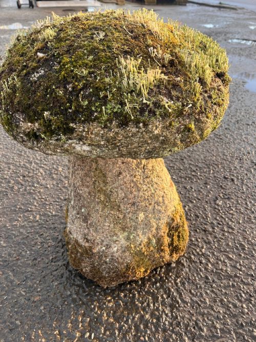 18TH CENTURY CORNISH GRANITE STADDLE STONE WITH EXCEPTIONAL LICHEN - ADDITIONAL PHOTO 14