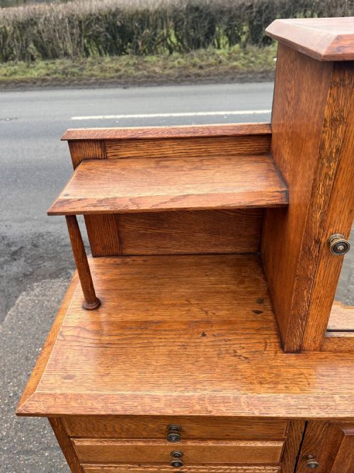 1920S OAK DENTIST MEDICAL CABINET - ADDITIONAL PHOTO 12