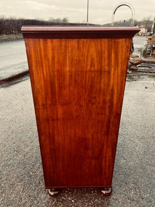 GEORGIAN MAHOGANY 1830 2 4 CHEST OF DRAWERS - ADDITIONAL PHOTO 2