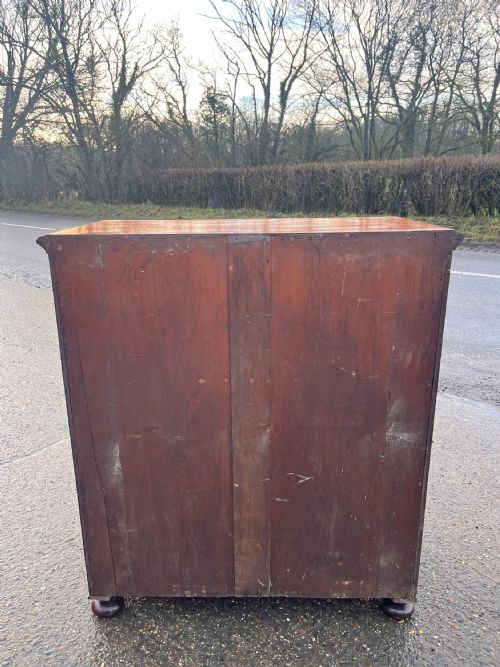 GEORGIAN MAHOGANY 1830 2 4 CHEST OF DRAWERS - ADDITIONAL PHOTO 8