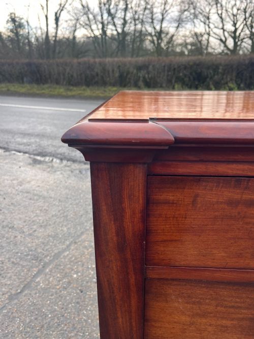 GEORGIAN MAHOGANY 1830 2 4 CHEST OF DRAWERS - ADDITIONAL PHOTO 13