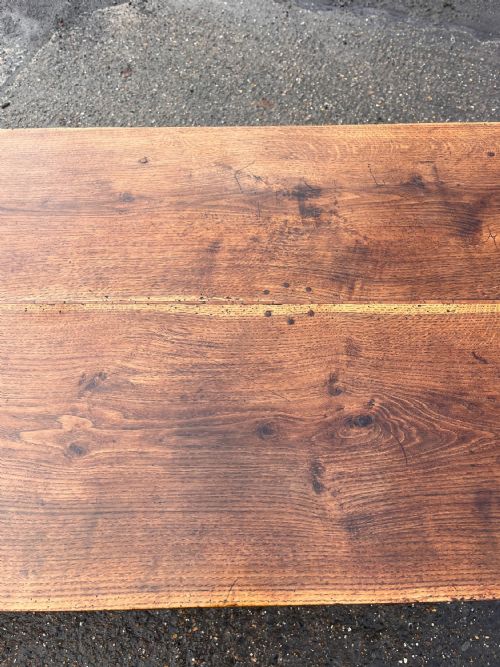 19TH CENTURY OAK SERVING TABLE - ADDITIONAL PHOTO 8