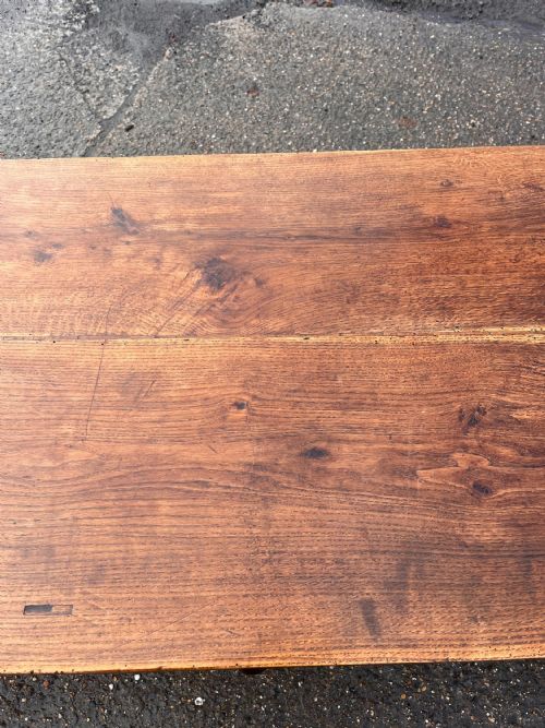 19TH CENTURY OAK SERVING TABLE - ADDITIONAL PHOTO 9