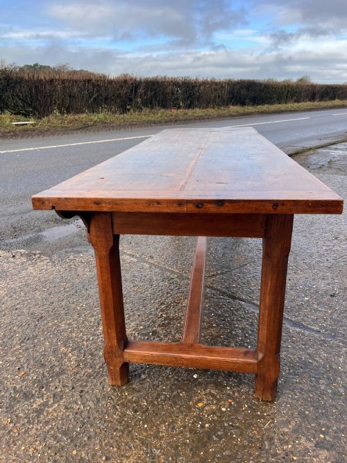 19TH CENTURY OAK SERVING TABLE - ADDITIONAL PHOTO 13
