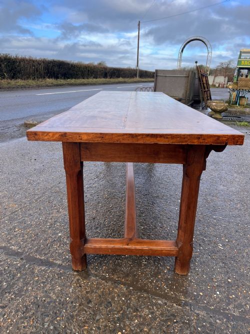 19TH CENTURY OAK SERVING TABLE - ADDITIONAL PHOTO 14