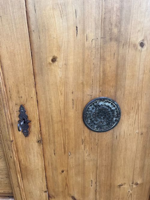 CIRCA 1900 EAST EUROPEAN PINE FOOD CUPBOARD - ADDITIONAL PHOTO 4