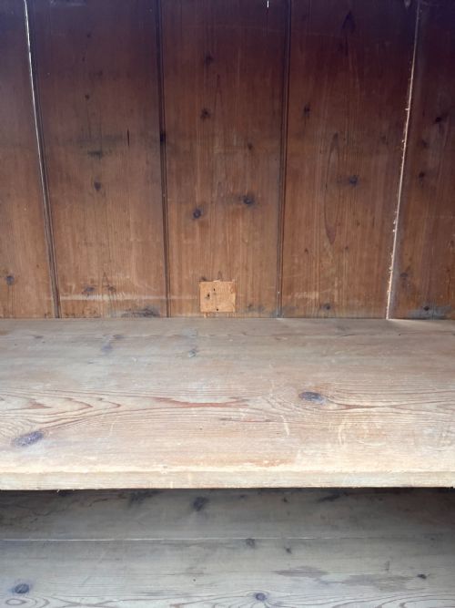 VICTORIAN PINE 2 DOOR CUPBOARD - ADDITIONAL PHOTO 2