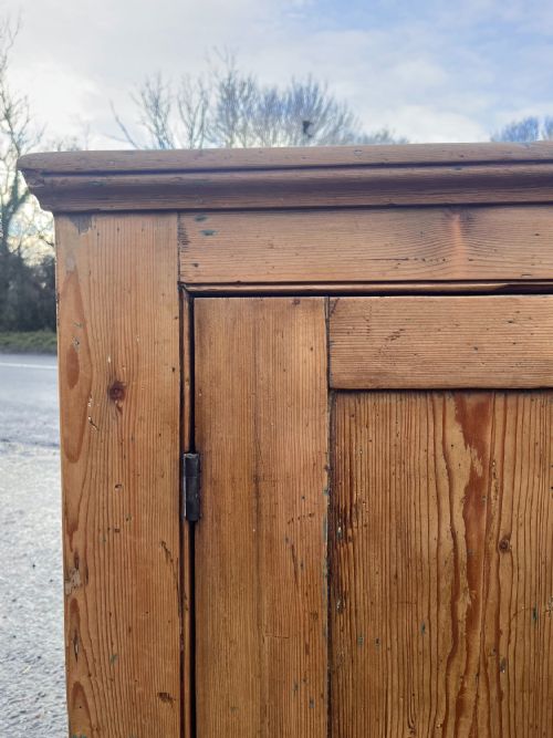 VICTORIAN PINE 2 DOOR CUPBOARD - ADDITIONAL PHOTO 6