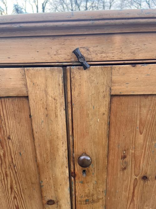 VICTORIAN PINE 2 DOOR CUPBOARD - ADDITIONAL PHOTO 8