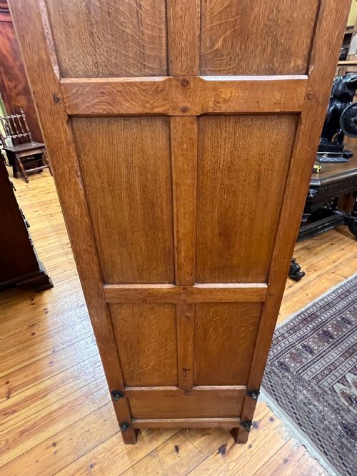 A PAIR OF 19TH CENTURY 18801890 ECCLESIASTICAL OAK CUPBOARDS - ADDITIONAL PHOTO 3