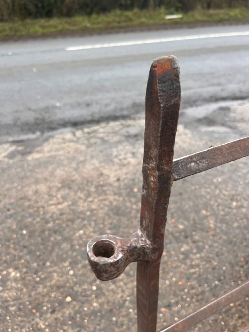 CIRCA 1900 WROUGHT IRON GATE - ADDITIONAL PHOTO 1