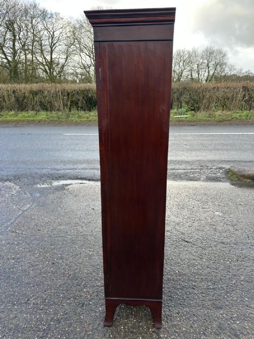 EARLY 19TH CENTURY MAHOGANY 2 DOOR GLAZED BOOKCASE - ADDITIONAL PHOTO 6