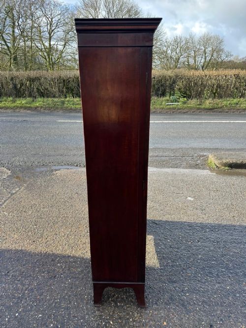 EARLY 19TH CENTURY MAHOGANY 2 DOOR GLAZED BOOKCASE - ADDITIONAL PHOTO 9