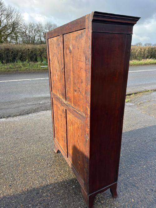 EARLY 19TH CENTURY MAHOGANY 2 DOOR GLAZED BOOKCASE - ADDITIONAL PHOTO 12