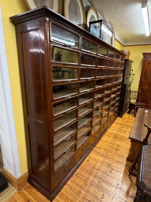 VICTORIAN MAHOGANY HABERDASHERY CABINET - ADDITIONAL PHOTO 2