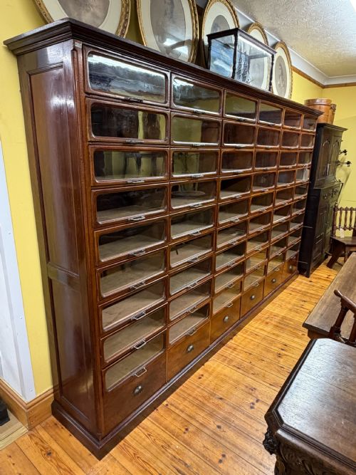 VICTORIAN MAHOGANY HABERDASHERY CABINET - ADDITIONAL PHOTO 3