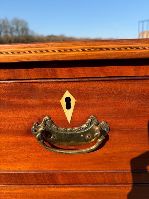 VICTORIAN MAHOGANY CHEST OF DRAWERS - ADDITIONAL PHOTO 4