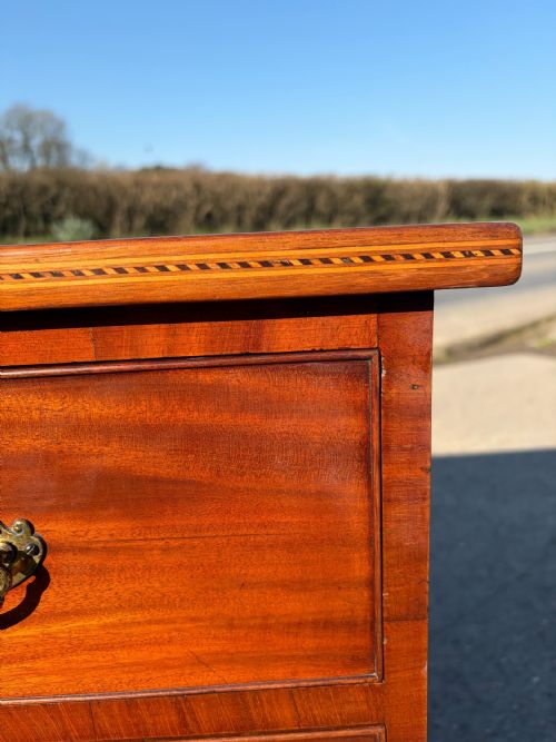 VICTORIAN MAHOGANY CHEST OF DRAWERS - ADDITIONAL PHOTO 5