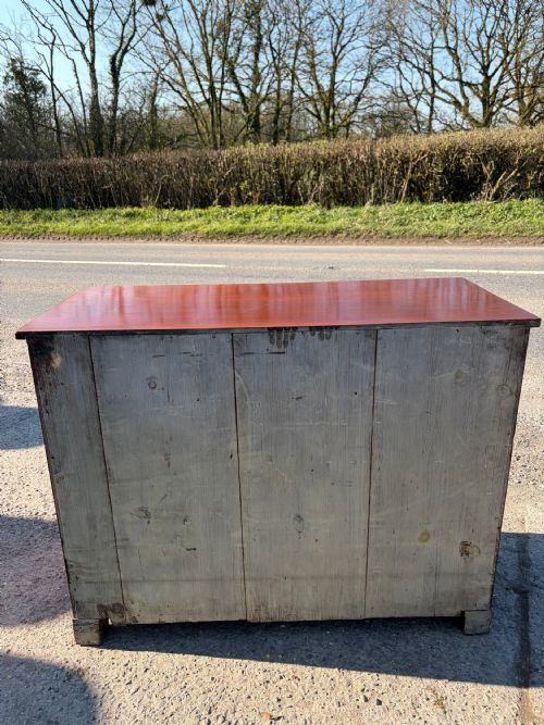 VICTORIAN MAHOGANY CHEST OF DRAWERS - ADDITIONAL PHOTO 7