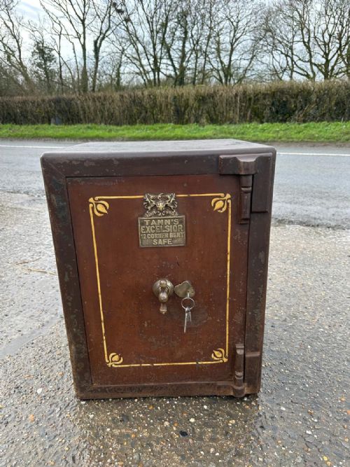 tann's excelsior 12 corner bent safe 1912 - CATEGORY: ANTIQUE MISCELLANEOUS - DATED 1910