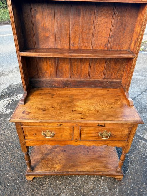 CIRCA 1910 OAK POT BOARD DRESSER IN THE GEORGIAN STYLE - ADDITIONAL PHOTO 6