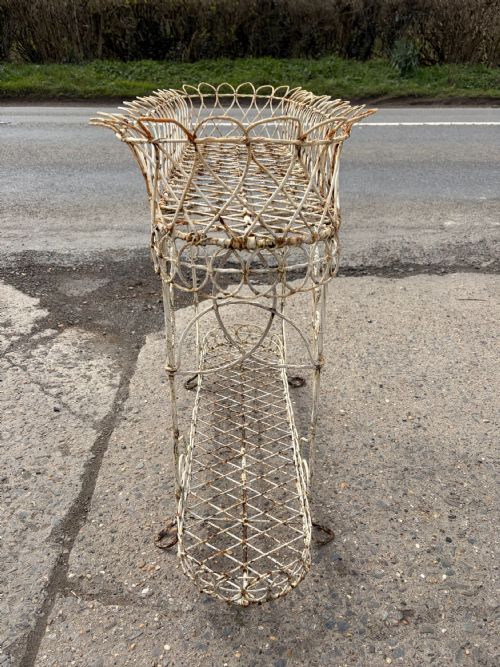CIRCA 1820 ENGLISH WIREWORK PLANT STAND - ADDITIONAL PHOTO 2