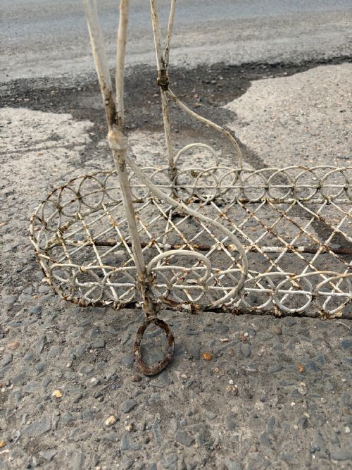 CIRCA 1820 ENGLISH WIREWORK PLANT STAND - ADDITIONAL PHOTO 4