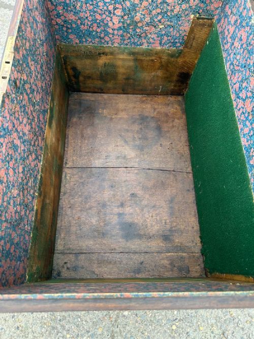 19TH CENTURY OAK METAL BOUND SILVER CHEST - ADDITIONAL PHOTO 7
