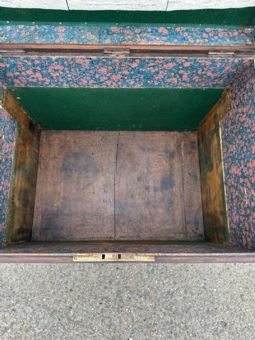 19TH CENTURY OAK METAL BOUND SILVER CHEST - ADDITIONAL PHOTO 10