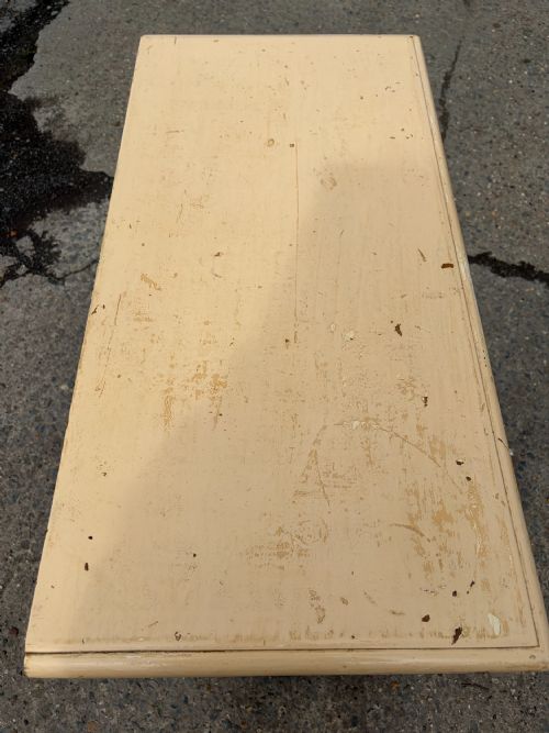 VICTORIAN PAINTED PINE 2 OVER 2 CHEST OF DRAWERS - ADDITIONAL PHOTO 2
