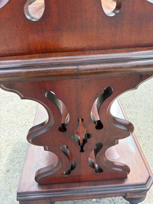 VICTORIAN MAHOGANY 3 TIER BUFFET ON ORIGINAL CASTORS - ADDITIONAL PHOTO 6