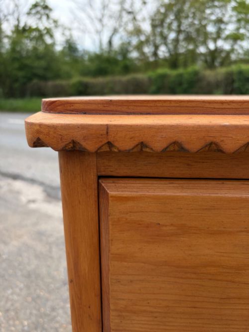 VICTORIAN PINE 2 OVER 3 CHEST OF DRAWERS - ADDITIONAL PHOTO 8
