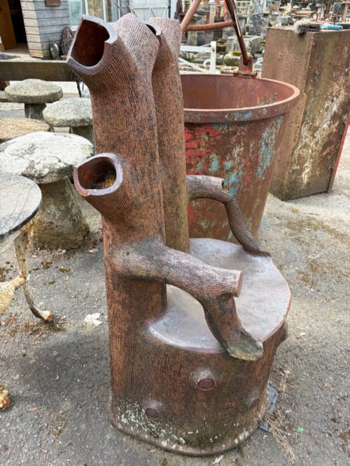 VICTORIAN FAUX BOIS GARDEN SEAT - ADDITIONAL PHOTO 1
