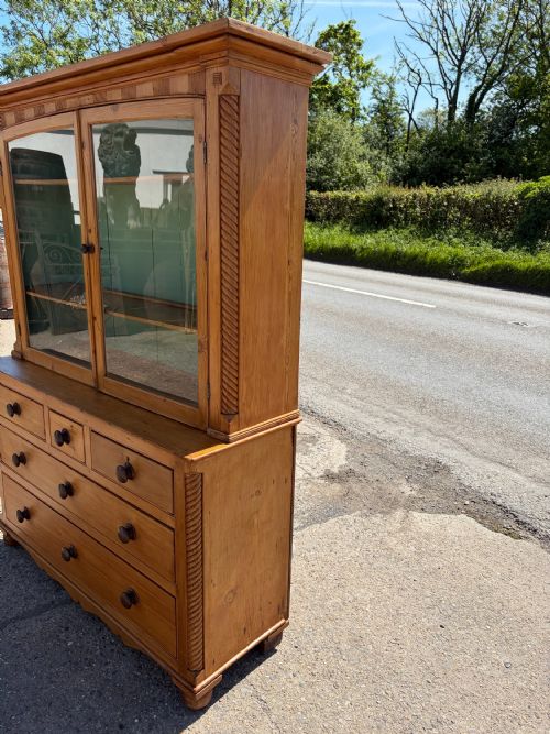 VICTORIAN PINE CORNISH DRESSER - ADDITIONAL PHOTO 4
