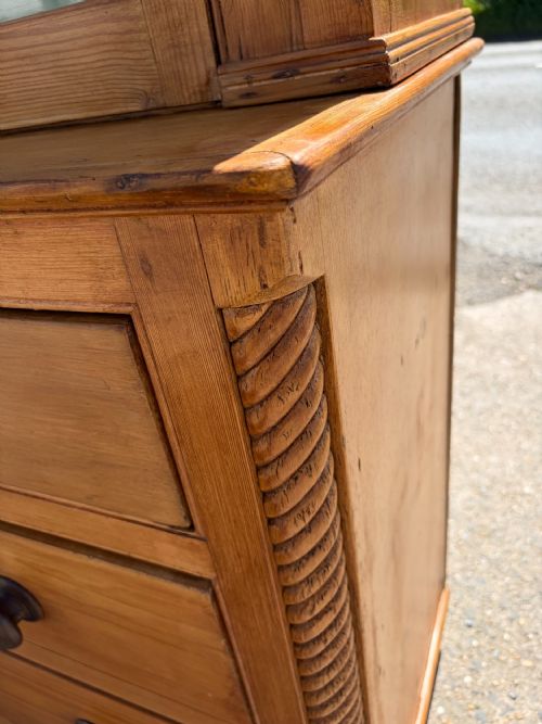 VICTORIAN PINE CORNISH DRESSER - ADDITIONAL PHOTO 5