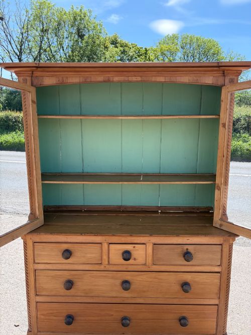 VICTORIAN PINE CORNISH DRESSER - ADDITIONAL PHOTO 12