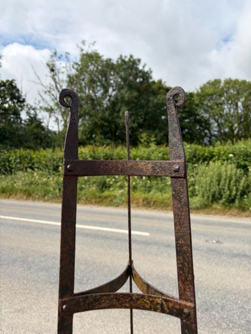 VICTORIAN WROUGHT IRON 9 TIER POT PAN STAND - ADDITIONAL PHOTO 2