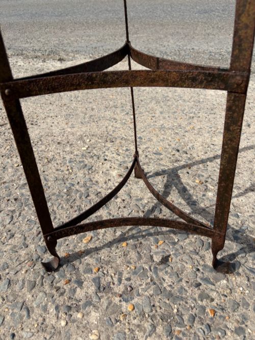 VICTORIAN WROUGHT IRON 9 TIER POT PAN STAND - ADDITIONAL PHOTO 3