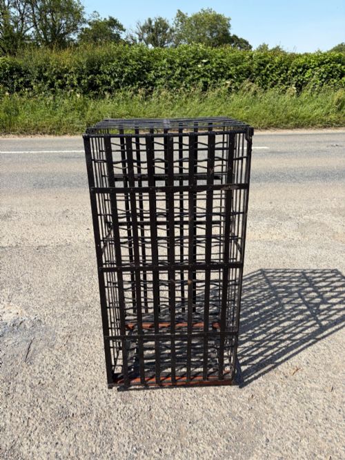 1920S30S WROUGHT IRON WINE RACK
