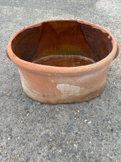 19TH CENTURY NORTH DEVON TERRACOTTA SALTER - ADDITIONAL PHOTO 6