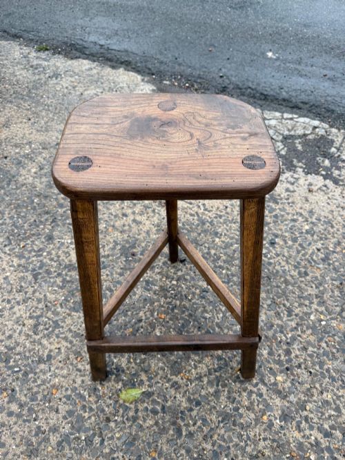 19th Century Machinist or Artisan Stool (Silversmith Etc.)