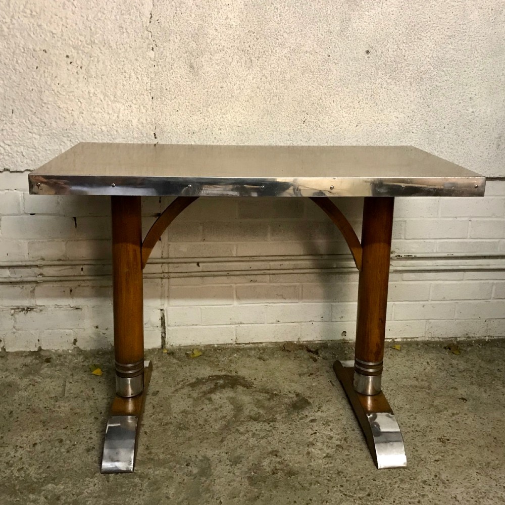 1920's French Bistro Table in Art Deco Style