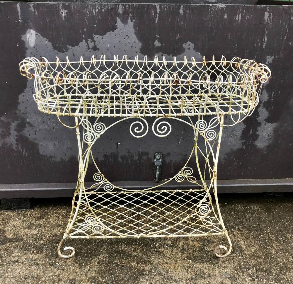 Victorian Wirework Plant Stand
