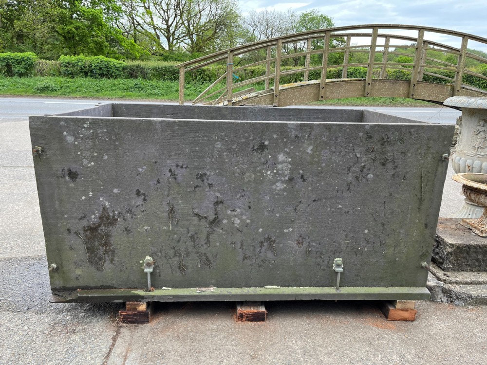 Large Slate Water Tank Circa 1900 View II