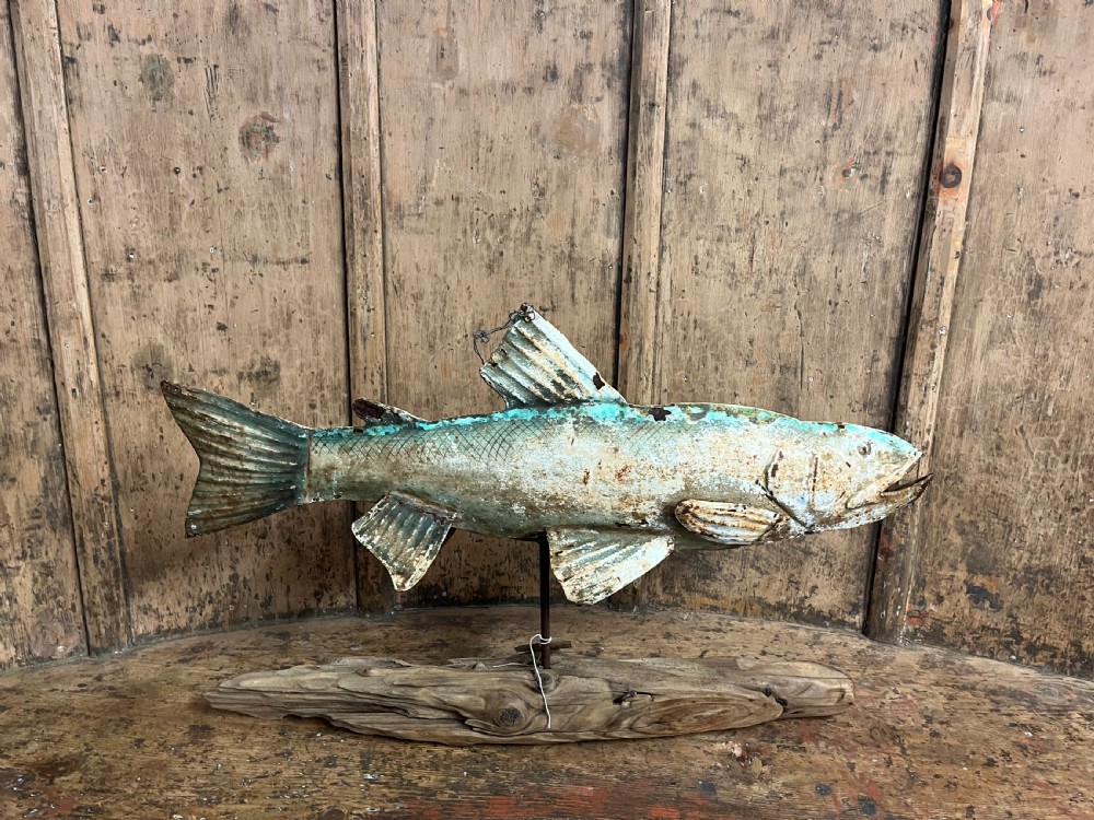 Early 20th Century Trade Sign in the Form of a Fish