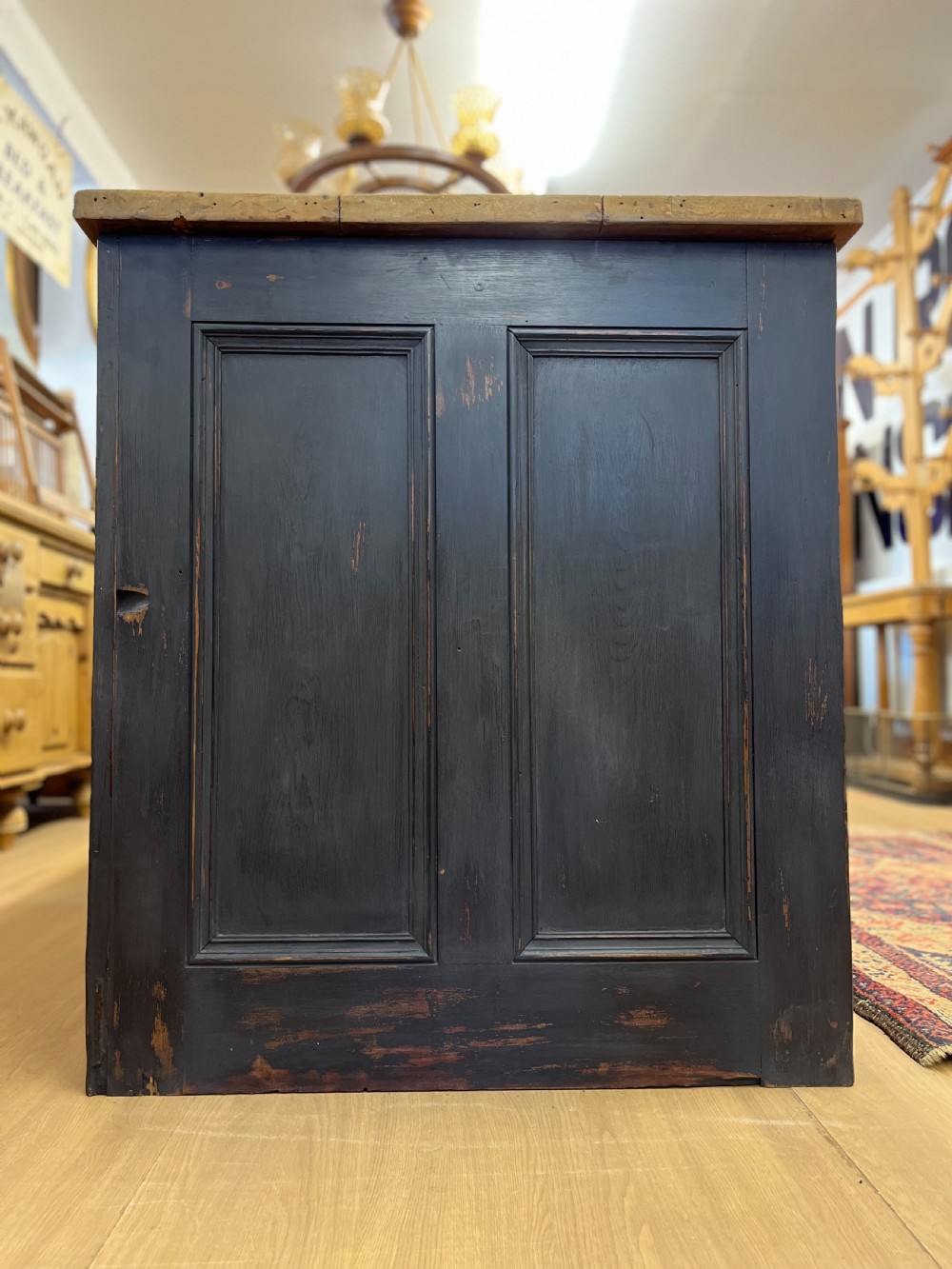 Circa 1900 Pine Shop Counter View V